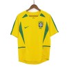 Brasil 2002-2003 Hjemme Retro - Herre Fotballdrakt